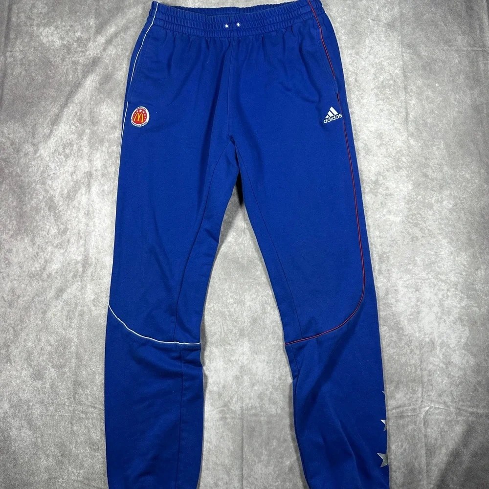 Adidas McDonalds All American Games Track Pants Mens XLT Blue Joggers Athleisure